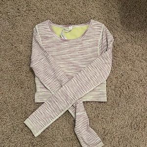 Long sleeve workout top